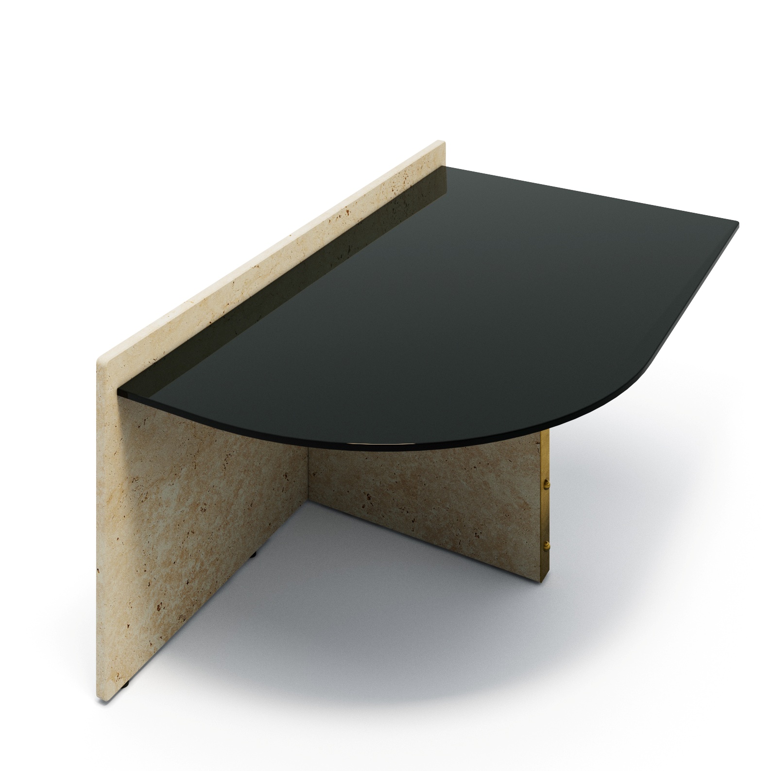 Shield - Tavolino basso sagomato